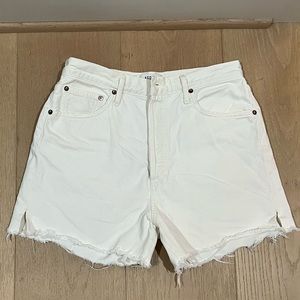 AGOLDE Cream Dee Shorts Size 29